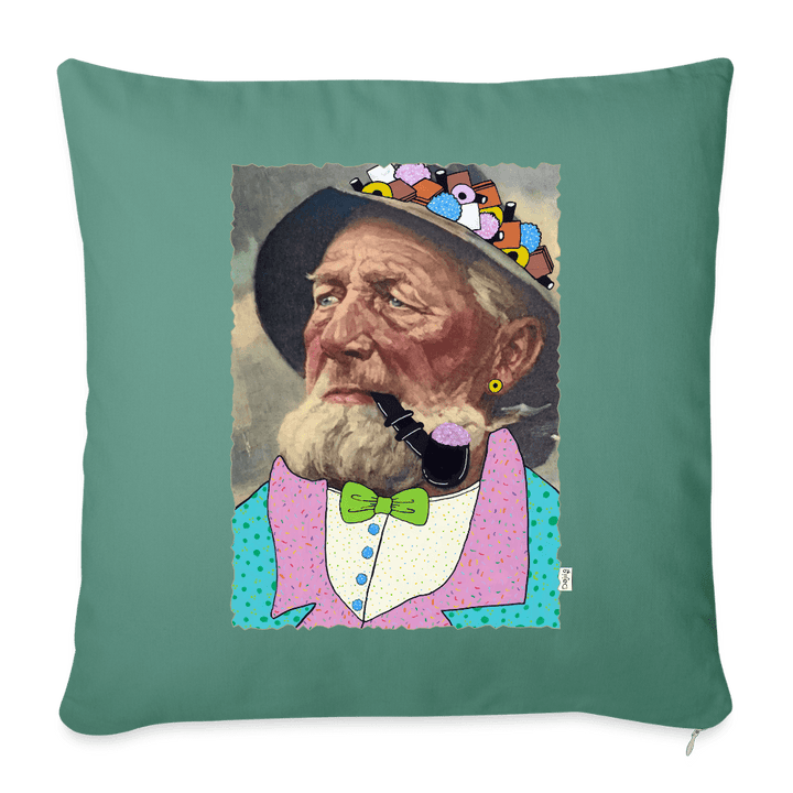 Krymmel Kaj - Sofapude betræk - Pudebetræk 45 x 45 cm - grangrøn - Dajlig