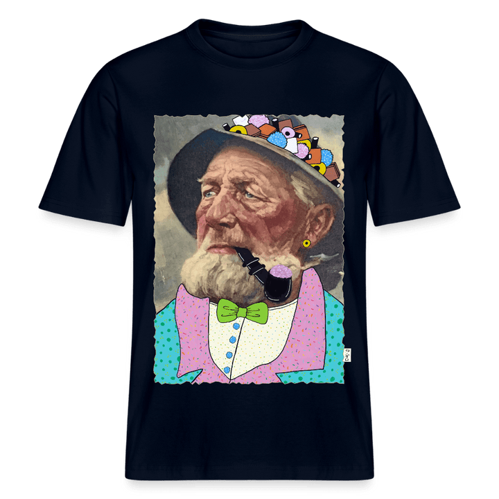 Krymmel Kaj - Unisex T-shirt - Stanley/Stella Relaxed Fit økologisk unisex - T-shirt Sparker - navy - Dajlig