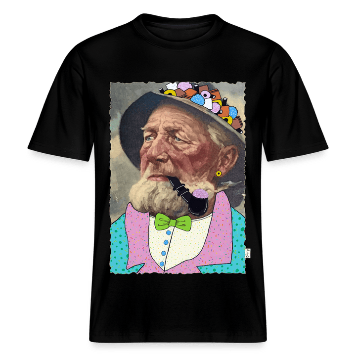 Krymmel Kaj - Unisex T-shirt - Stanley/Stella Relaxed Fit økologisk unisex - T-shirt Sparker - sort - Dajlig