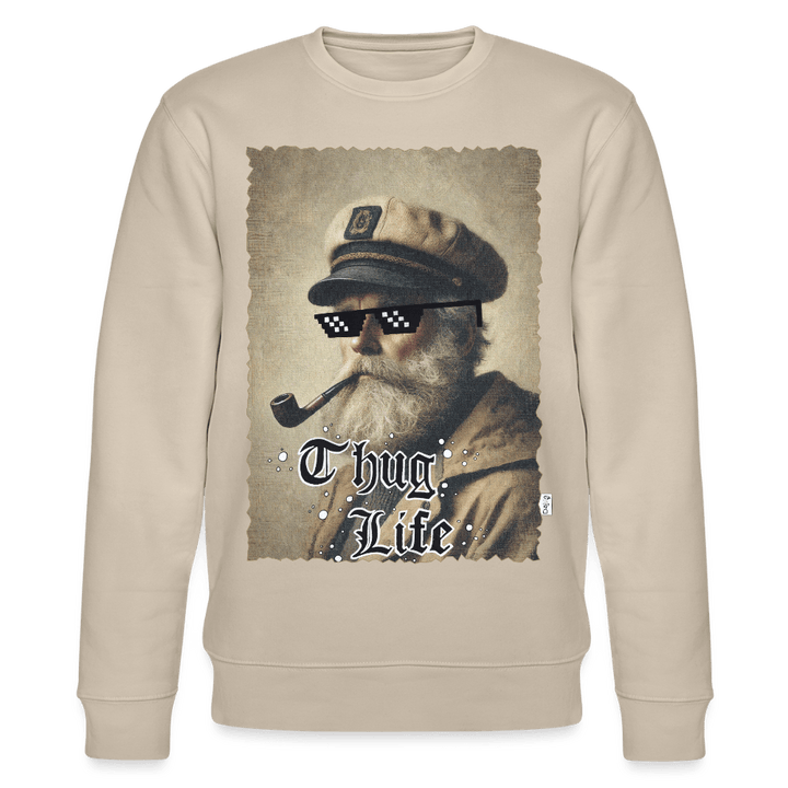Leif Lurendrejer - Kraftig Unisex Sweatshirt - Stanley/Stella økologisk unisex - sweatshirt CHANGER - beige - Dajlig