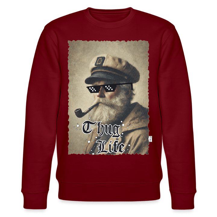 Leif Lurendrejer - Kraftig Unisex Sweatshirt - Stanley/Stella økologisk unisex - sweatshirt CHANGER - burgunder - rød - Dajlig
