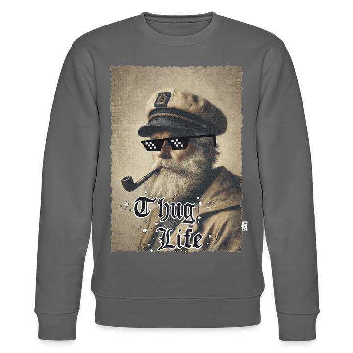 Leif Lurendrejer - Kraftig Unisex Sweatshirt - Stanley/Stella økologisk unisex - sweatshirt CHANGER - charcoal - Dajlig