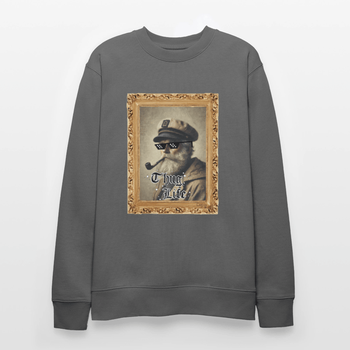 Leif Lurendrejer - Kraftig Unisex Sweatshirt - Stanley/Stella økologisk unisex - sweatshirt CHANGER - charcoal - Dajlig