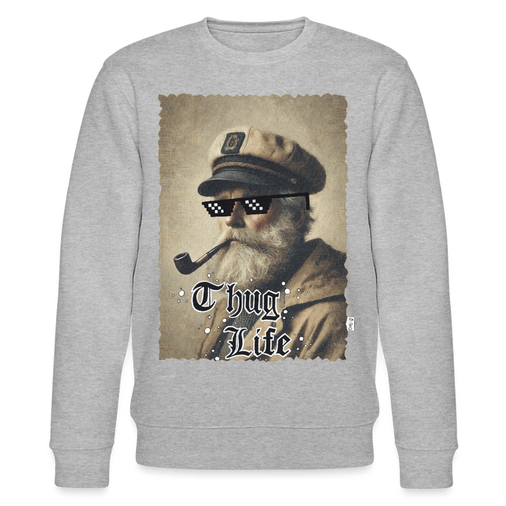 Leif Lurendrejer - Kraftig Unisex Sweatshirt - Stanley/Stella økologisk unisex - sweatshirt CHANGER - grå meleret - Dajlig