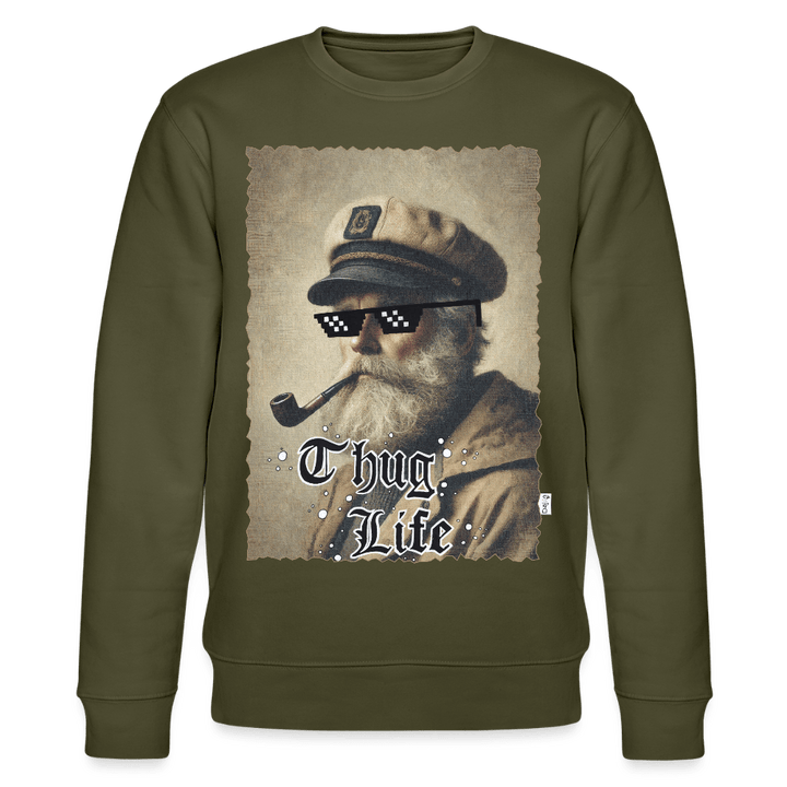 Leif Lurendrejer - Kraftig Unisex Sweatshirt - Stanley/Stella økologisk unisex - sweatshirt CHANGER - khaki - Dajlig