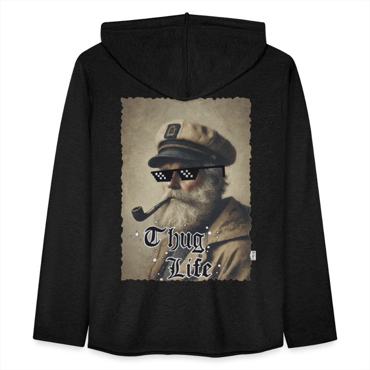 Leif Lurendrejer - Let Unisex Hættetrøje - Let sweatshirt med hætte, unisex - charcoal - Dajlig