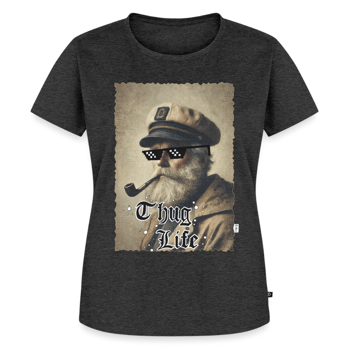 Leif Lurendrejer - Premium Dame T-shirt - Dame premium T-shirt - antracit meleret - Dajlig