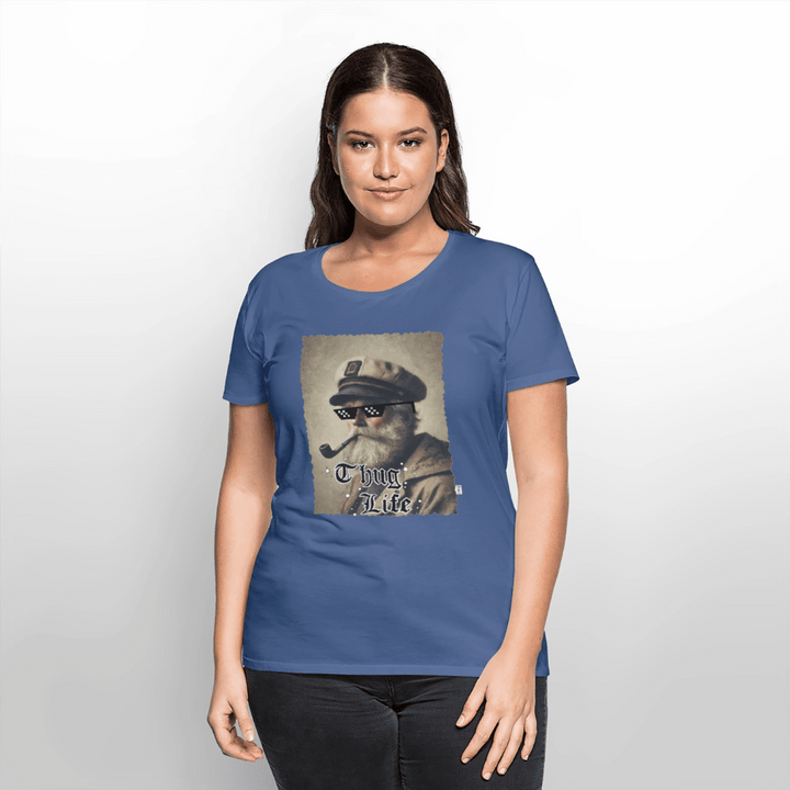 Leif Lurendrejer - Premium Dame T-shirt - Dame premium T-shirt - dueblå - Dajlig