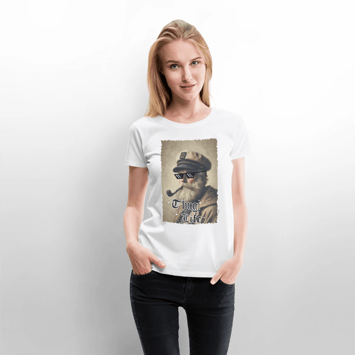 Leif Lurendrejer - Premium Dame T-shirt - Dame premium T-shirt - hvid - Dajlig