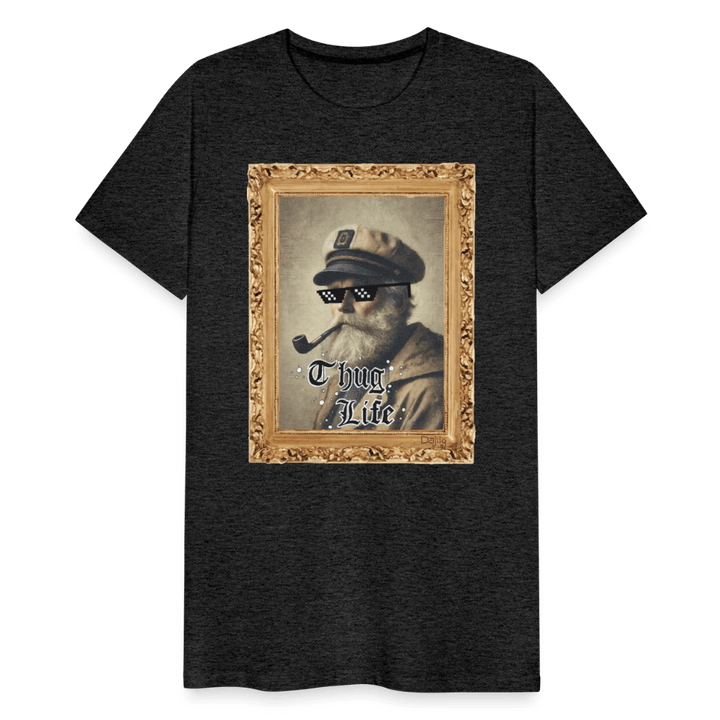 Leif Lurendrejer - Premium Herre T-shirt - Herre premium T-shirt - charcoal - Dajlig.dk