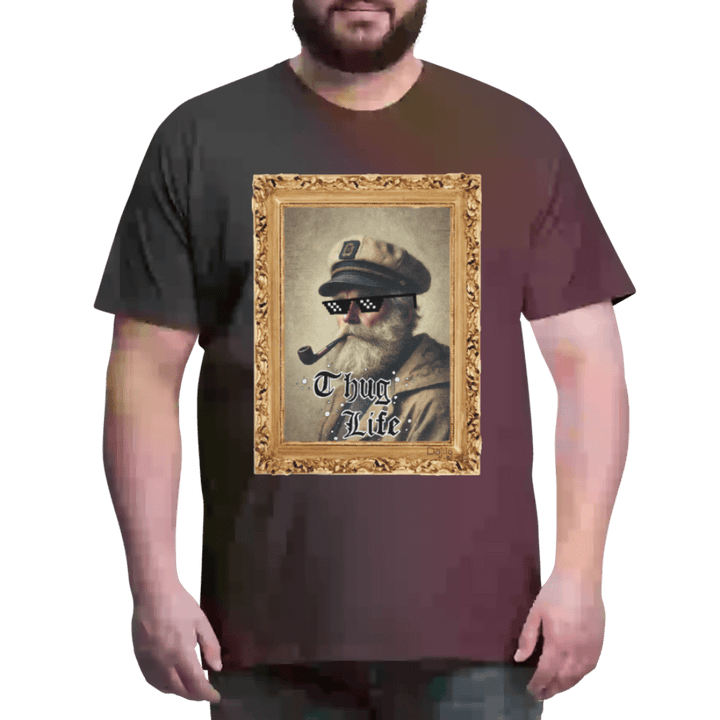 Leif Lurendrejer - Premium Herre T-shirt - Herre premium T-shirt - gråbrun - Dajlig.dk