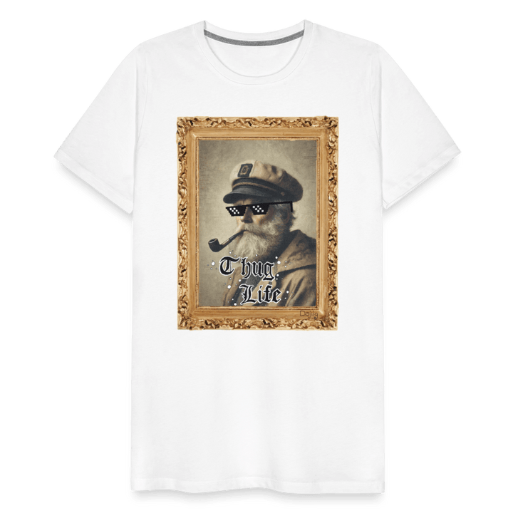 Leif Lurendrejer - Premium Herre T-shirt - Herre premium T-shirt - hvid - Dajlig.dk