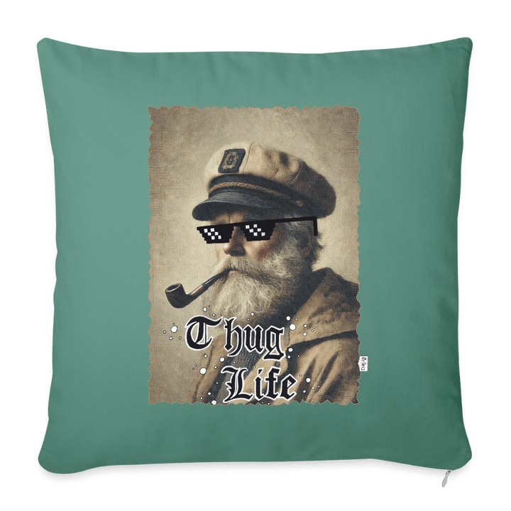 Leif Lurendrejer - Sofapude - Sofapude med fyld 44 x 44 cm - grangrøn - Dajlig