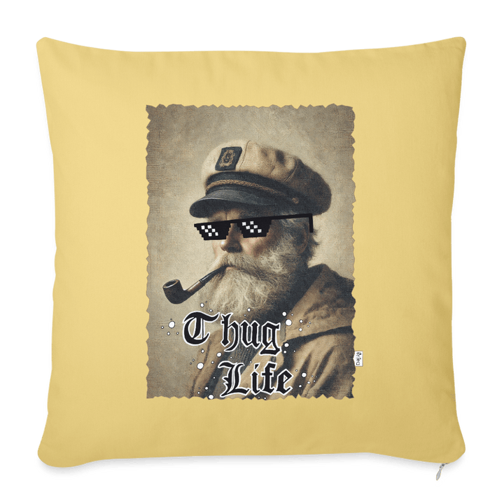 Leif Lurendrejer - Sofapude - Sofapude med fyld 44 x 44 cm - støvet gul - Dajlig
