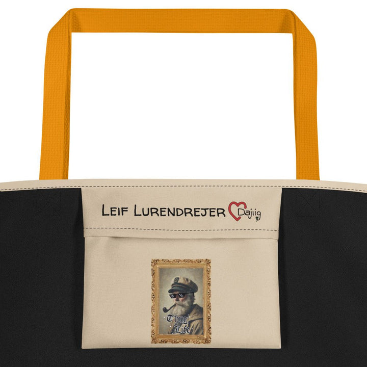 Leif Lurendrejer Stor Mulepose m/lomme - Mulepose - Black - Dajlig.dk