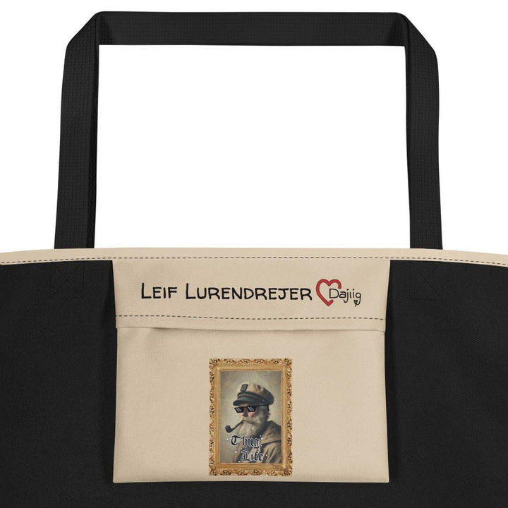 Leif Lurendrejer Stor Mulepose m/lomme - Mulepose - Black - Dajlig.dk