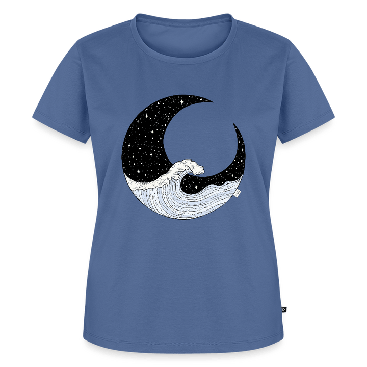 Nattehav - Eksklusiv Dame T-shirt - Dame premium T-shirt - dueblå - Dajlig
