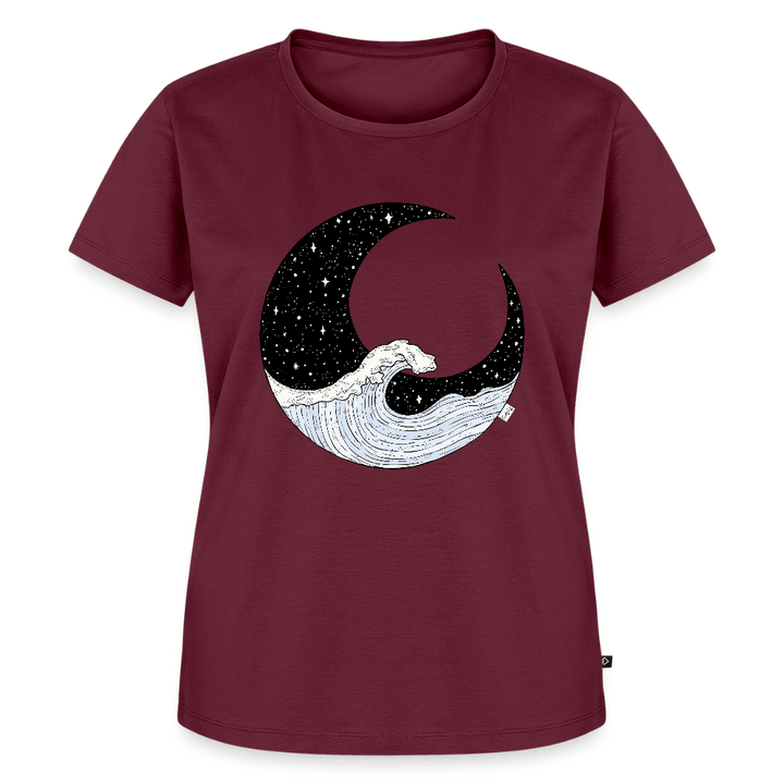 Nattehav - Eksklusiv Dame T-shirt - Dame premium T-shirt - vinrød - Dajlig