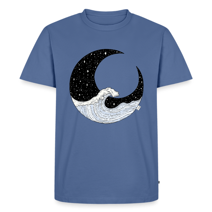 Nattehav - Eksklusiv Herre T-shirt - Herre premium T-shirt - dueblå - Dajlig