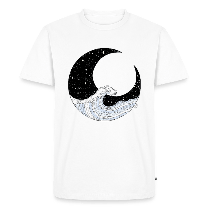 Nattehav - Eksklusiv Herre T-shirt - Herre premium T-shirt - hvid - Dajlig