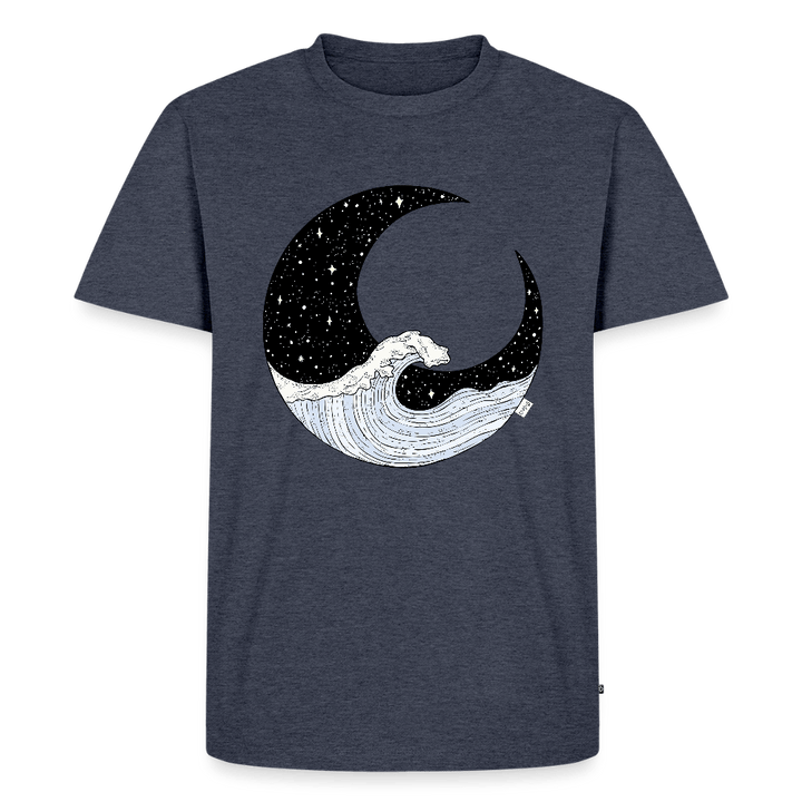 Nattehav - Eksklusiv Herre T-shirt - Herre premium T-shirt - jeansblå - Dajlig