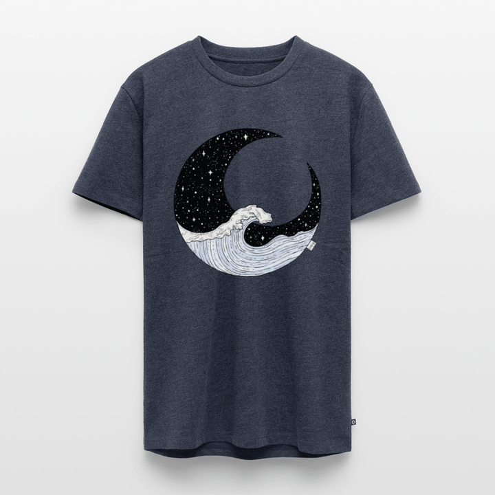 Nattehav - Eksklusiv Herre T-shirt - Herre premium T-shirt - jeansblå - Dajlig