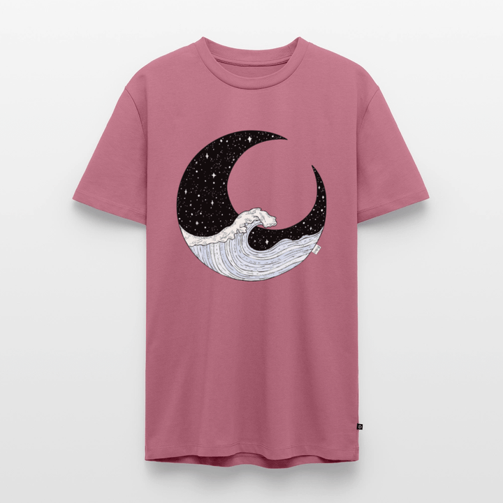 Nattehav - Eksklusiv Herre T-shirt - Herre premium T-shirt - mauve - Dajlig