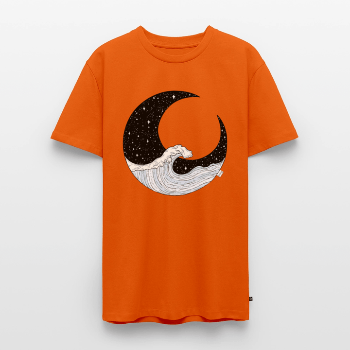 Nattehav - Eksklusiv Herre T-shirt - Herre premium T-shirt - orange - Dajlig