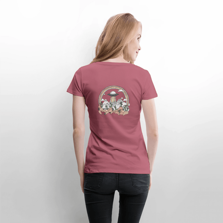 Ørken UFO - Eksklusiv Dame T-shirt - Dame premium T-shirt - mauve - Dajlig