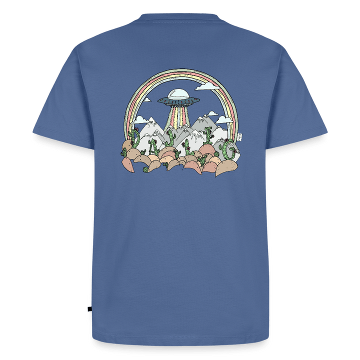 Ørken UFO - Eksklusiv Herre T-shirt - Herre premium T-shirt - dueblå - Dajlig
