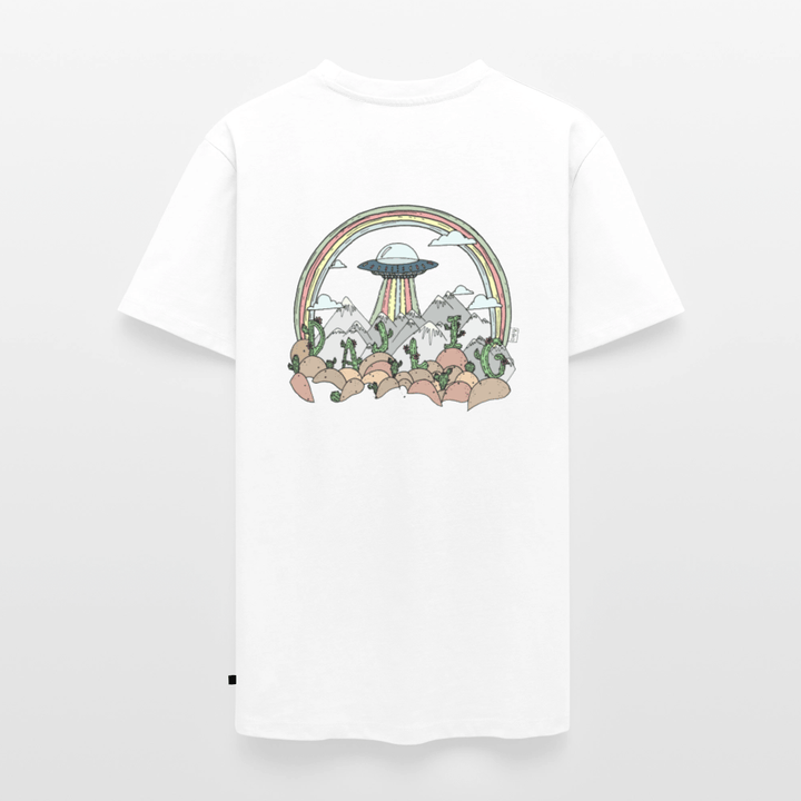 Ørken UFO - Eksklusiv Herre T-shirt - Herre premium T-shirt - hvid - Dajlig