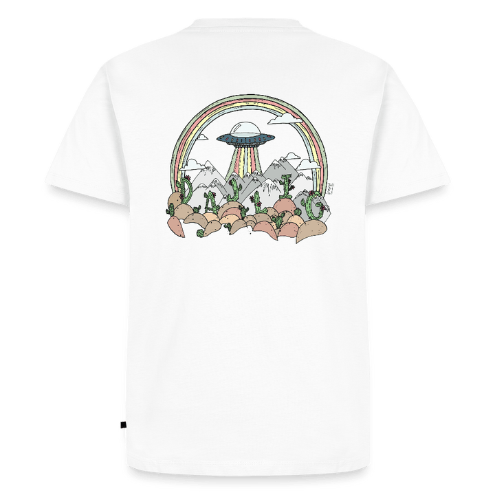 Ørken UFO - Eksklusiv Herre T-shirt - Herre premium T-shirt - hvid - Dajlig
