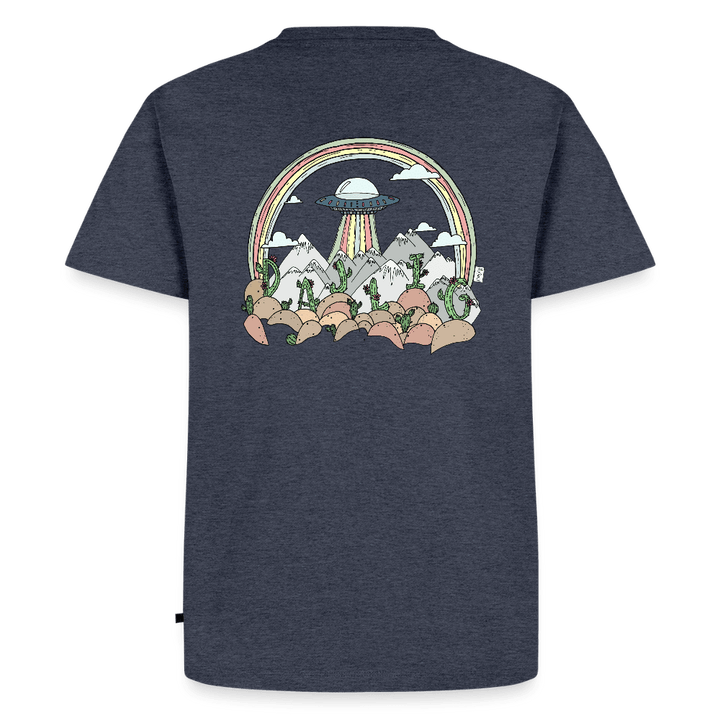Ørken UFO - Eksklusiv Herre T-shirt - Herre premium T-shirt - jeansblå - Dajlig