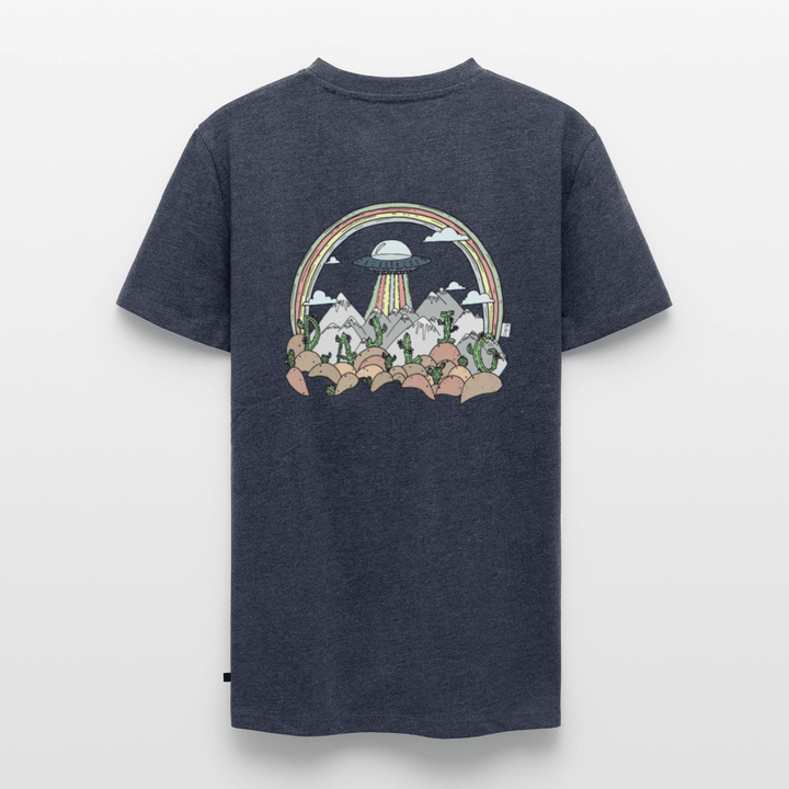 Ørken UFO - Eksklusiv Herre T-shirt - Herre premium T-shirt - jeansblå - Dajlig