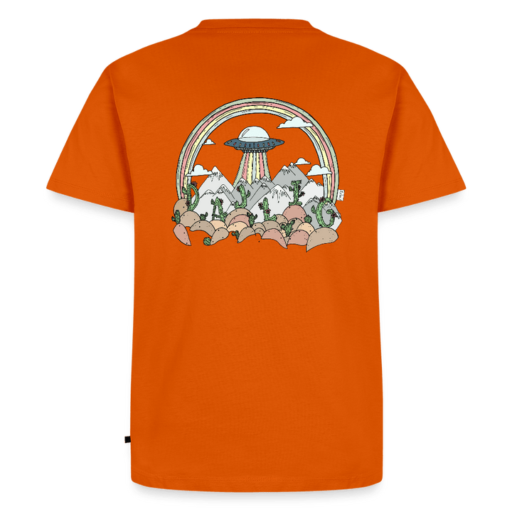 Ørken UFO - Eksklusiv Herre T-shirt - Herre premium T-shirt - orange - Dajlig