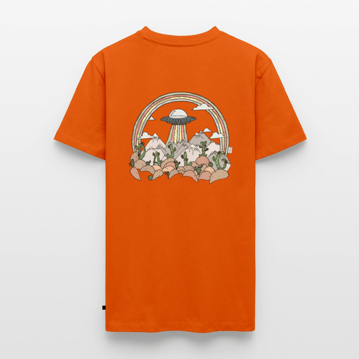 Ørken UFO - Eksklusiv Herre T-shirt - Herre premium T-shirt - orange - Dajlig