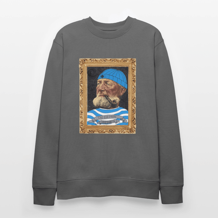 Poul Sømand - Kraftig Unisex Sweatshirt - Stanley/Stella økologisk unisex - sweatshirt CHANGER - charcoal - Dajlig