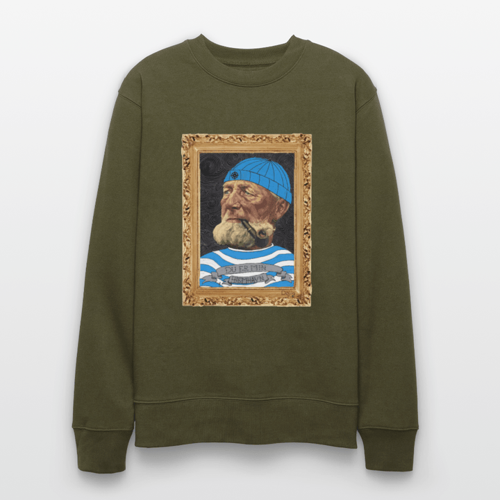 Poul Sømand - Kraftig Unisex Sweatshirt - Stanley/Stella økologisk unisex - sweatshirt CHANGER - khaki - Dajlig