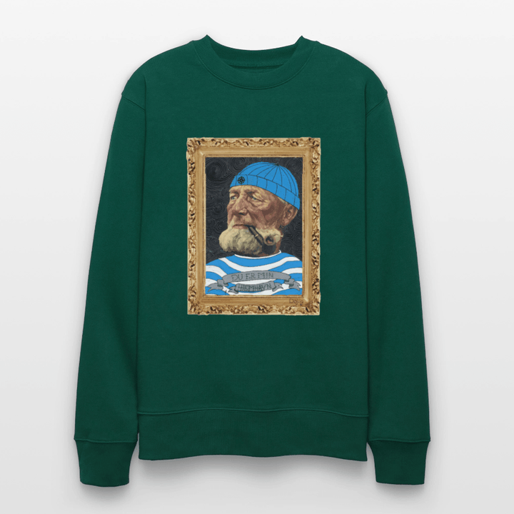 Poul Sømand - Kraftig Unisex Sweatshirt - Stanley/Stella økologisk unisex - sweatshirt CHANGER - skovgrøn - Dajlig