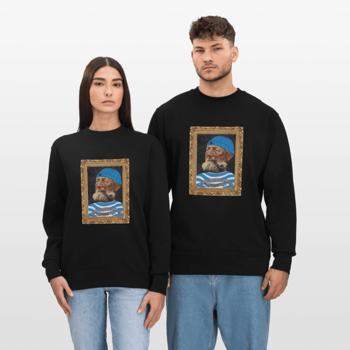 Poul Sømand - Kraftig Unisex Sweatshirt - Stanley/Stella økologisk unisex - sweatshirt CHANGER - sort - Dajlig