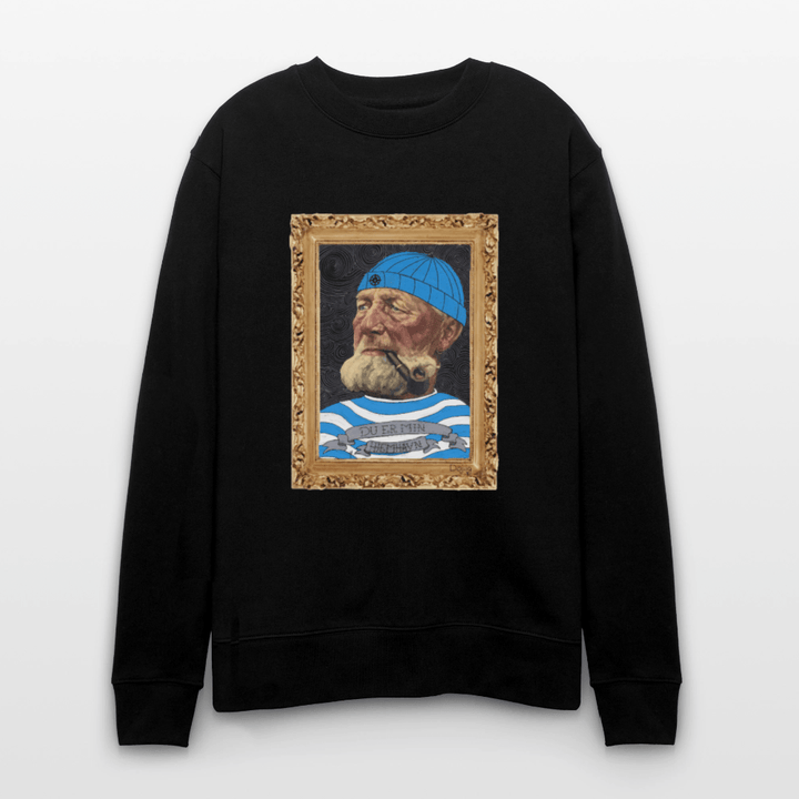 Poul Sømand - Kraftig Unisex Sweatshirt - Stanley/Stella økologisk unisex - sweatshirt CHANGER - sort - Dajlig