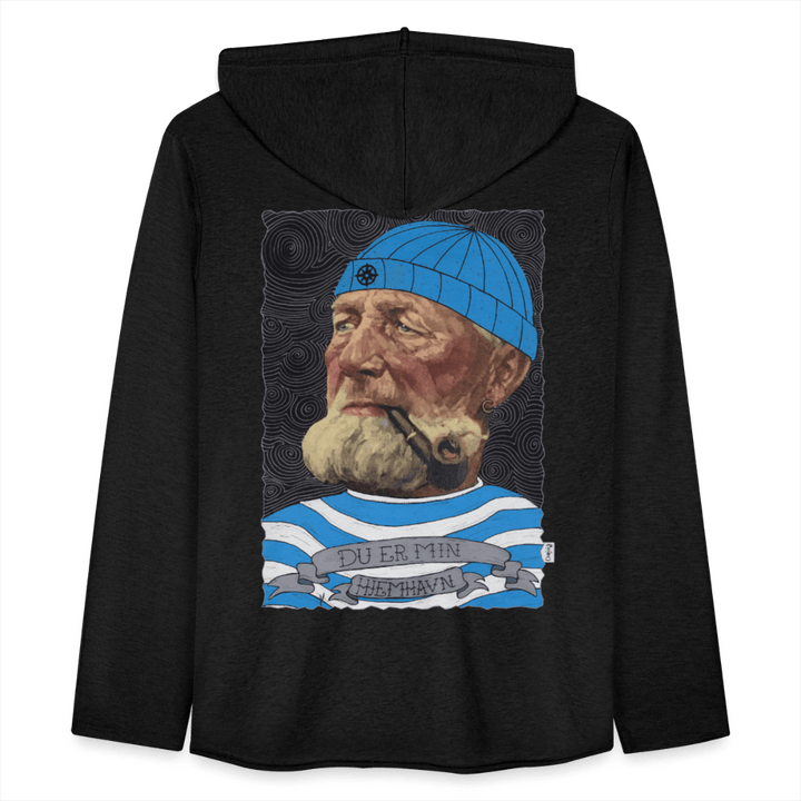 Poul Sømand - Let Unisex Hættetrøje - Let sweatshirt med hætte, unisex - charcoal - Dajlig