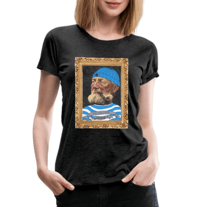 Poul Sømand - Premium Dame T-shirt - Dame premium T-shirt - charcoal - Dajlig