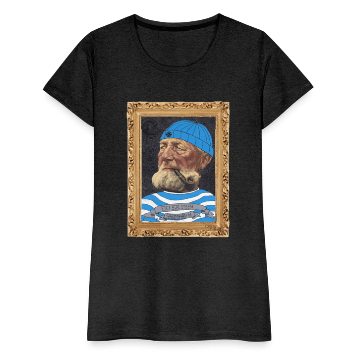Poul Sømand - Premium Dame T-shirt - Dame premium T-shirt - charcoal - Dajlig