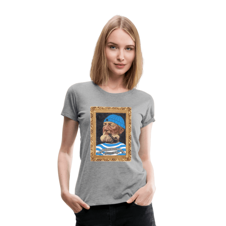 Poul Sømand - Premium Dame T-shirt - Dame premium T-shirt - grå meleret - Dajlig