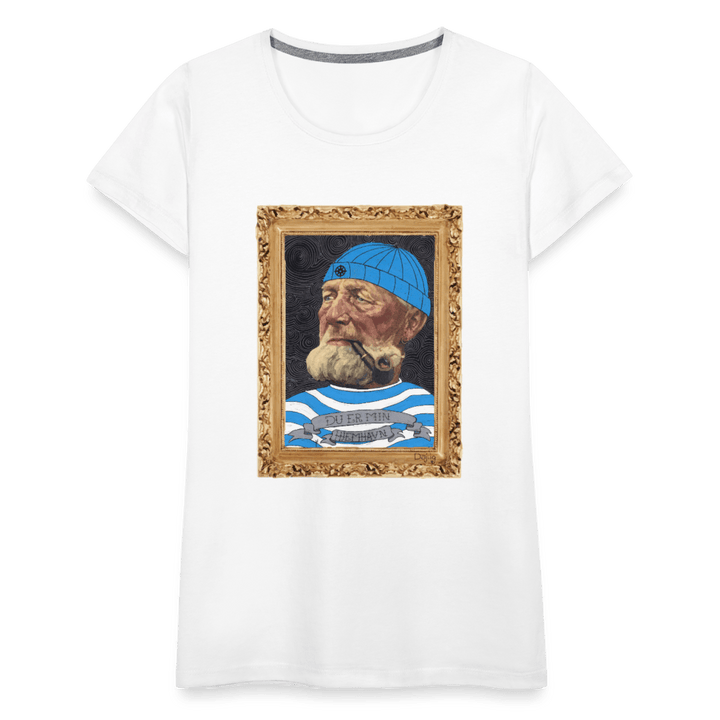 Poul Sømand - Premium Dame T-shirt - Dame premium T-shirt - hvid - Dajlig