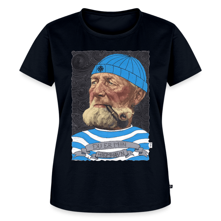 Poul Sømand - Premium Dame T-shirt - Dame premium T-shirt - navy - Dajlig