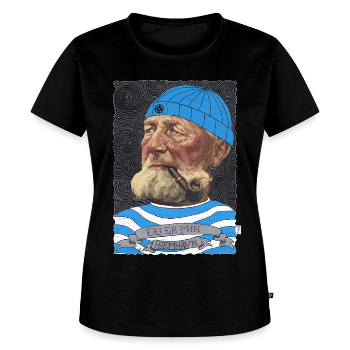 Poul Sømand - Premium Dame T-shirt - Dame premium T-shirt - sort - Dajlig