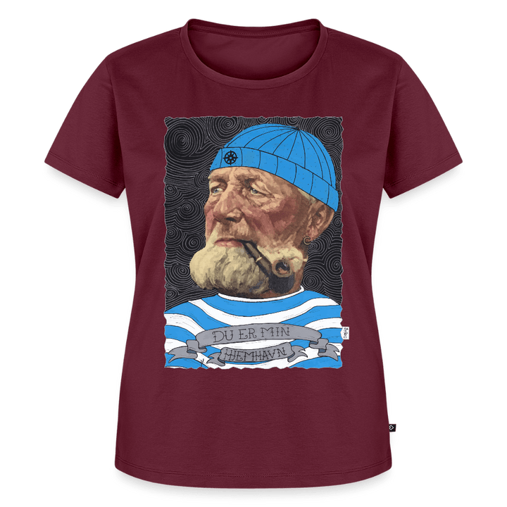Poul Sømand - Premium Dame T-shirt - Dame premium T-shirt - vinrød - Dajlig