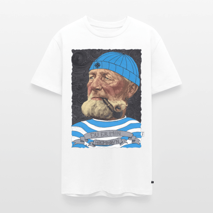 Poul Sømand - Premium Herre T-shirt - Herre premium T-shirt - hvid - Dajlig